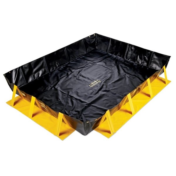 Pig PIG Collapse-A-Tainer Spill Containment Berm 10' L x 8' W x 1' H PAK792